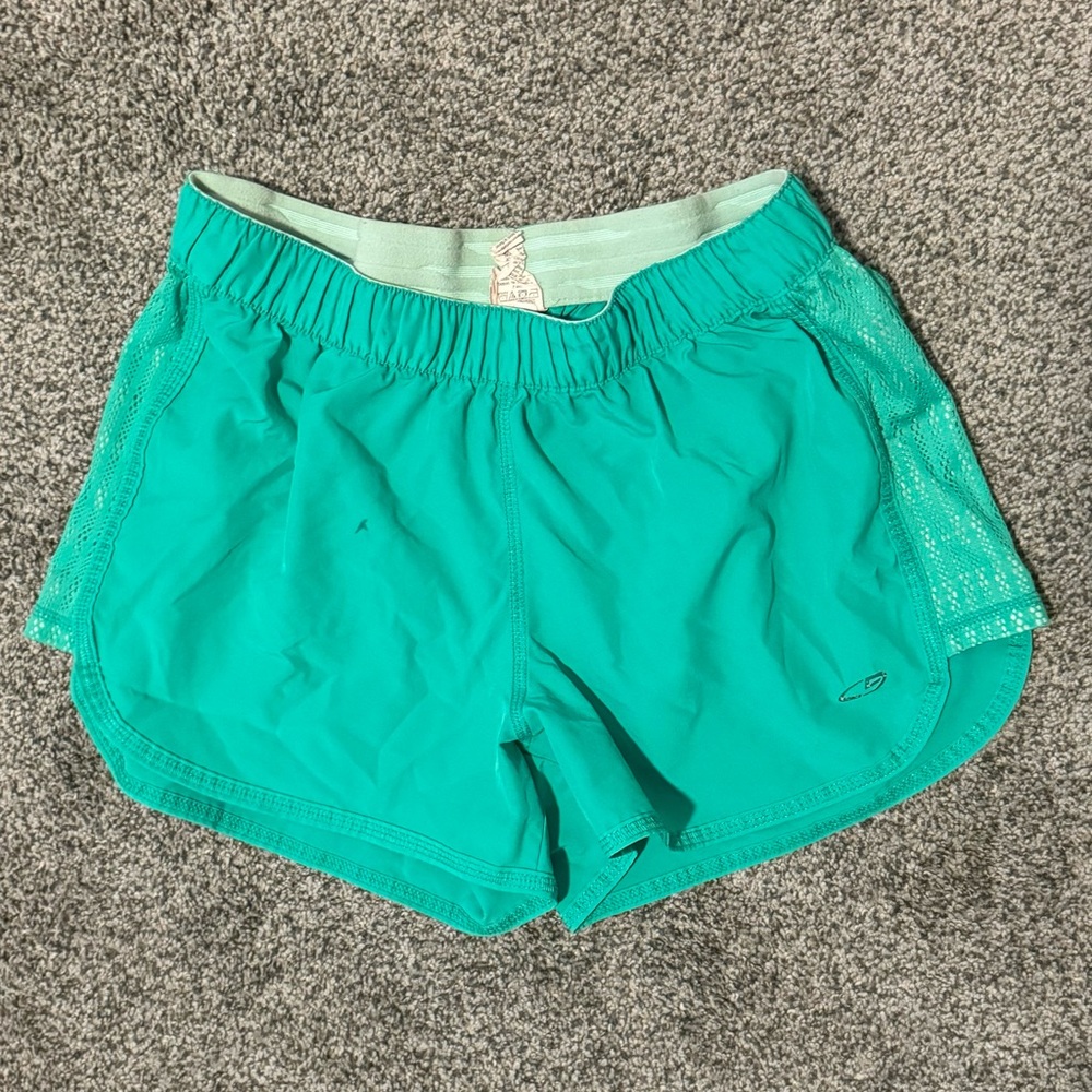 Teal Running Shorts